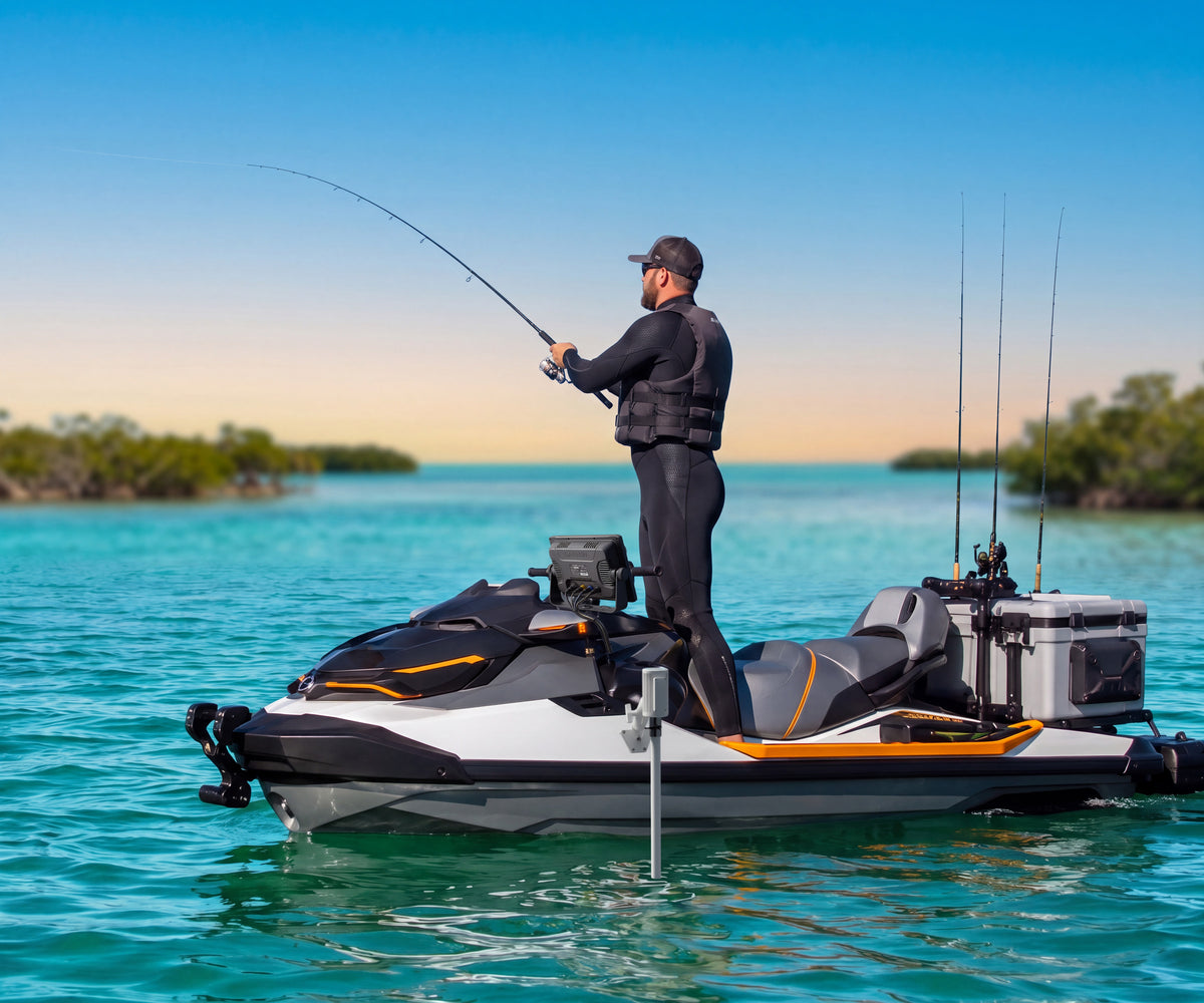 Sonar Sentinel on a fishing PWC